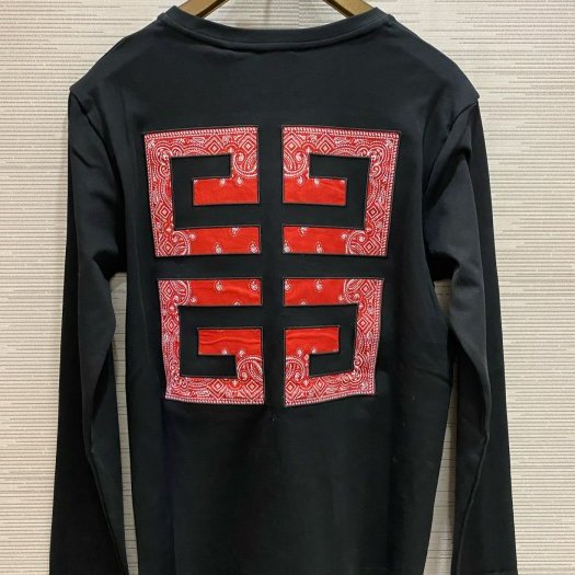 💎Han's house精品服飾💎GIVENCHY 紀梵希 雙面 刺繡 長袖 青年款=女成人款 S M 號-2