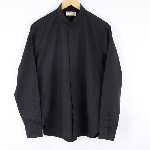 Saint Laurent 聖羅蘭 棉質 黑色 長袖襯衫
