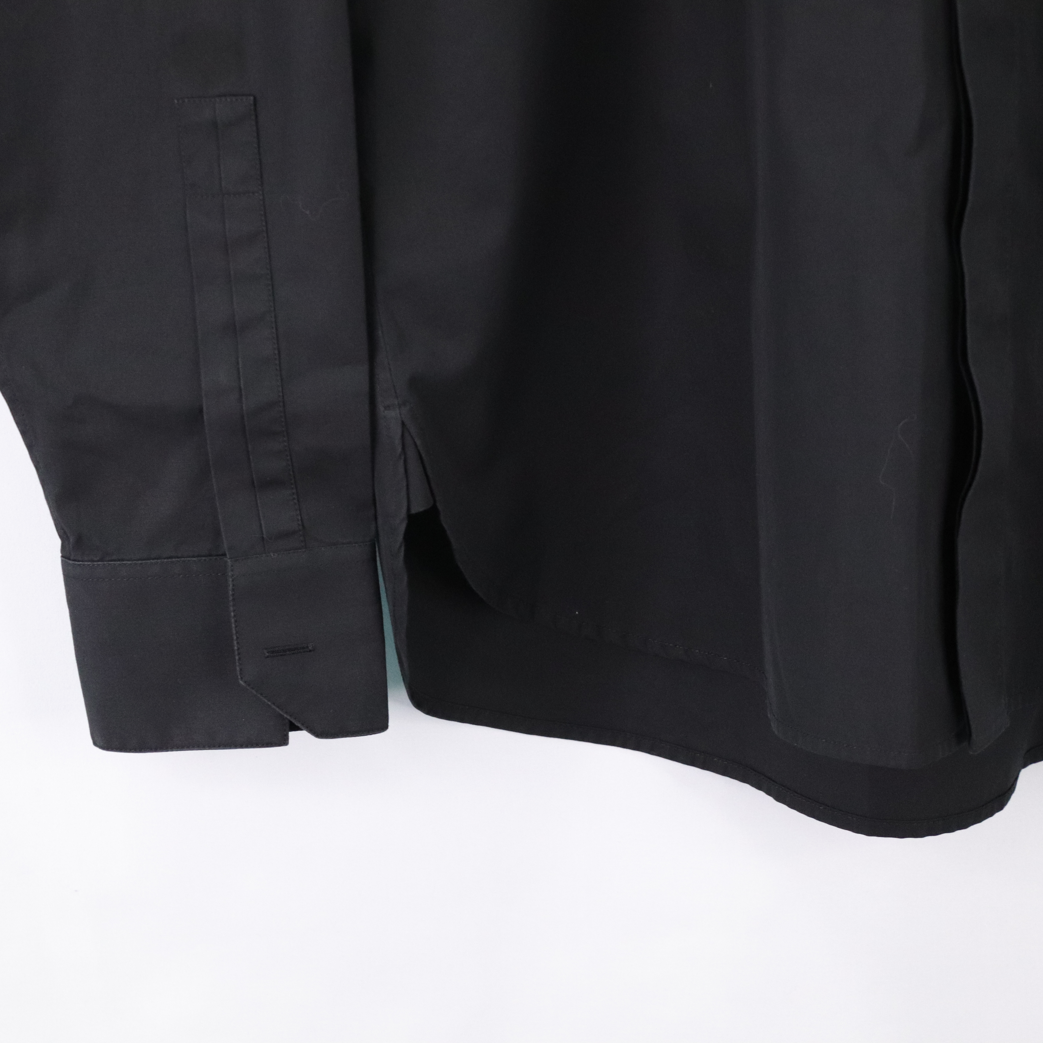 Saint Laurent 聖羅蘭 棉質 黑色 長袖襯衫-2