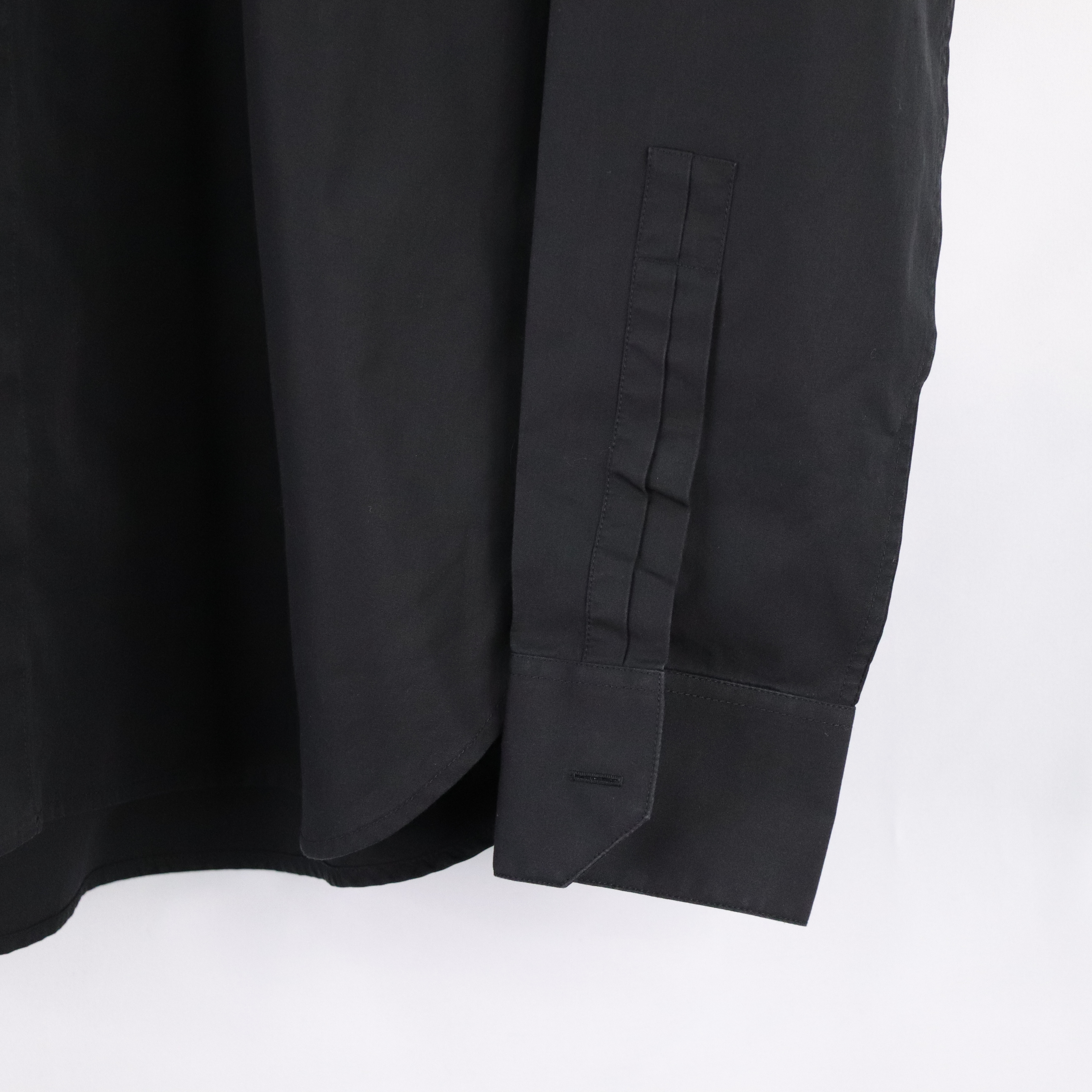 Saint Laurent 聖羅蘭 棉質 黑色 長袖襯衫-3