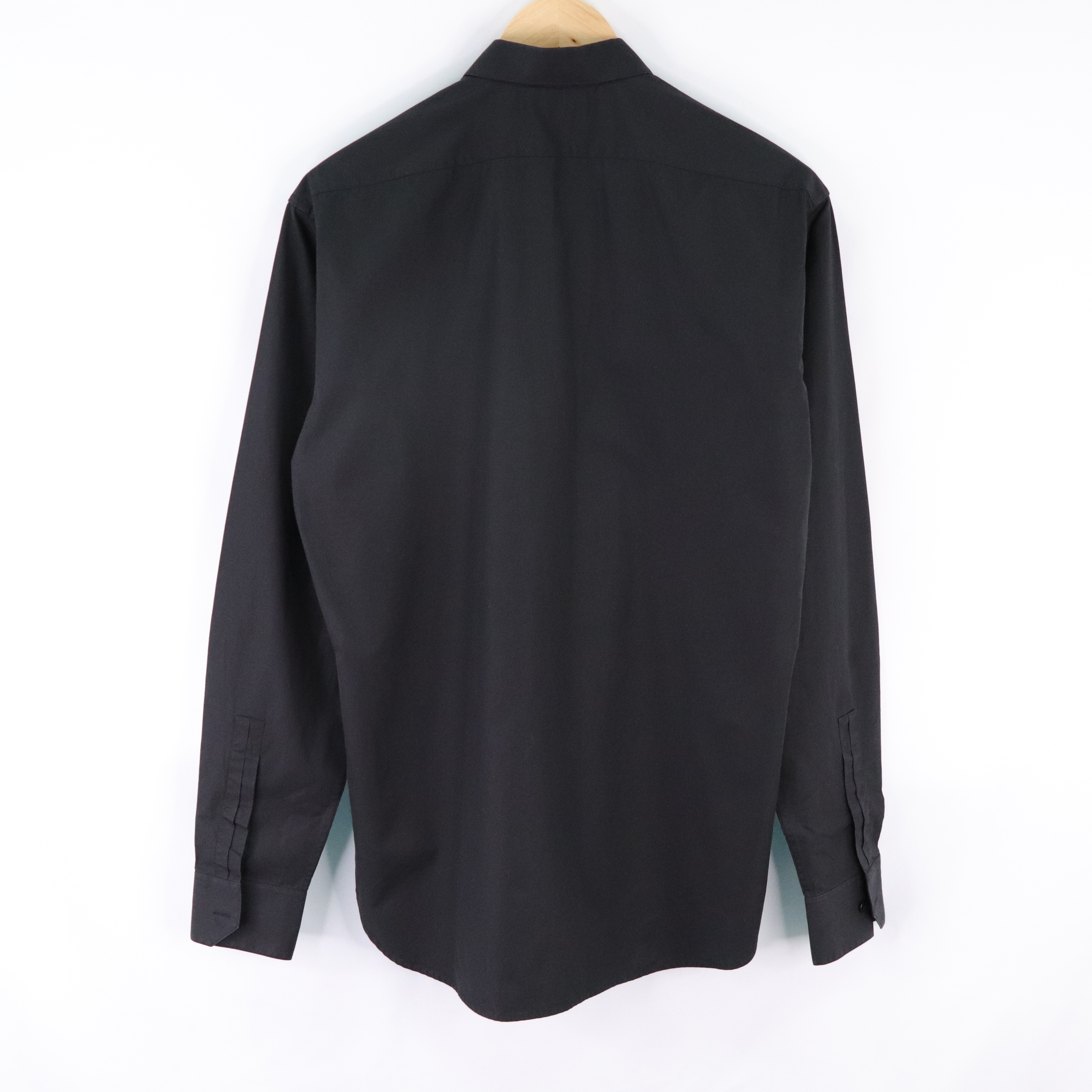 Saint Laurent 聖羅蘭 棉質 黑色 長袖襯衫-4