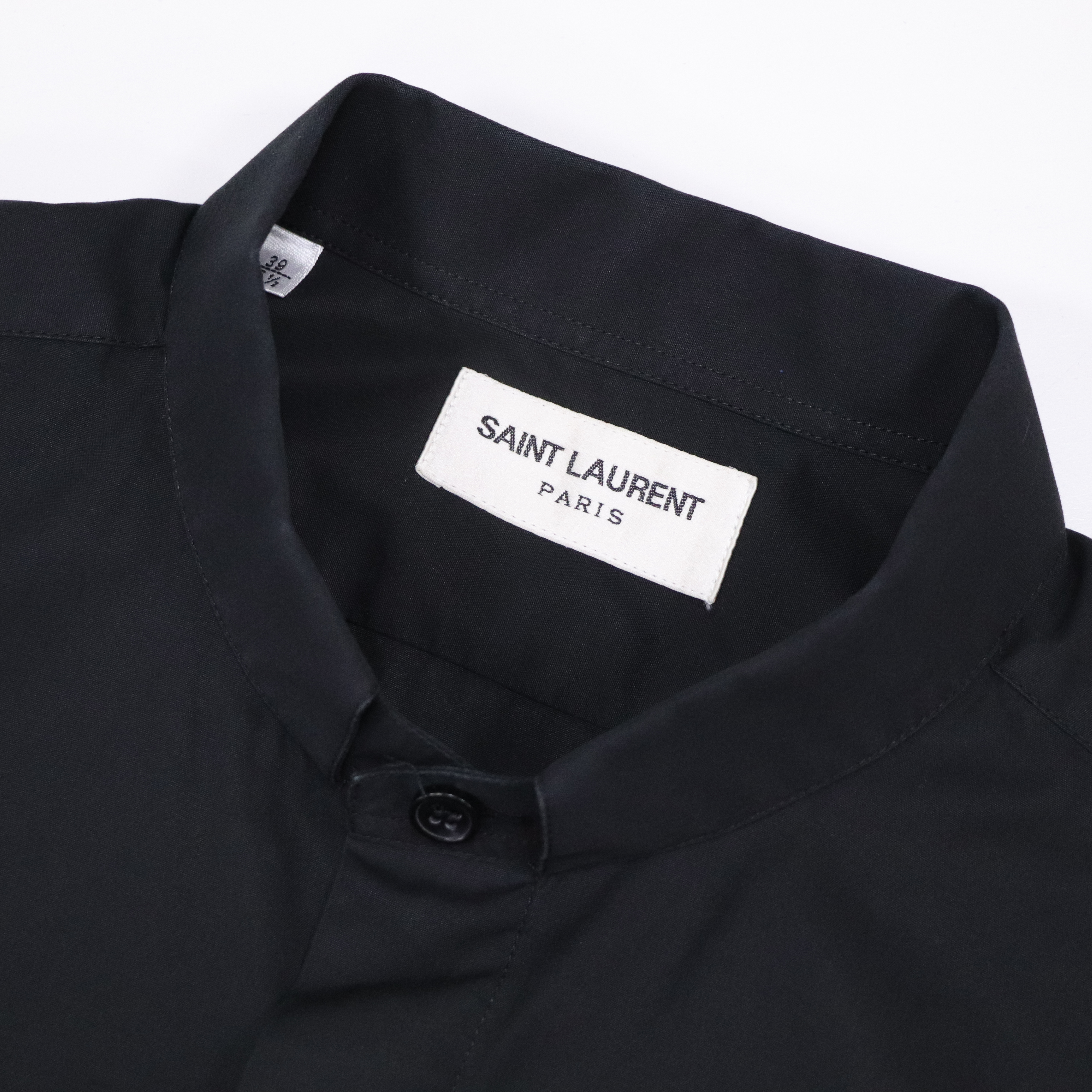 Saint Laurent 聖羅蘭 棉質 黑色 長袖襯衫-6