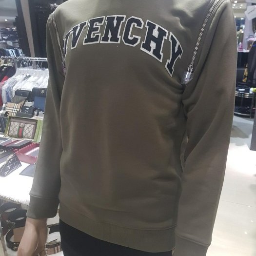 💎Han's house精品服飾💎GIVENCHY 紀梵希 刺繡 兩穿 背心 大學T 衛衣 現貨青年款-5