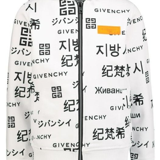 💎Han's house精品服飾💎 GIVENCHY 紀梵希 滿版 LOGO 連帽 外套 現貨 青年款 =女成人S M-4