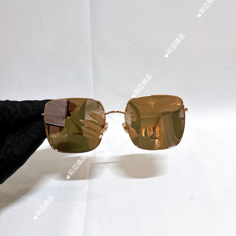 莉亞精品♡ Dior金框墨鏡 二手美品-3