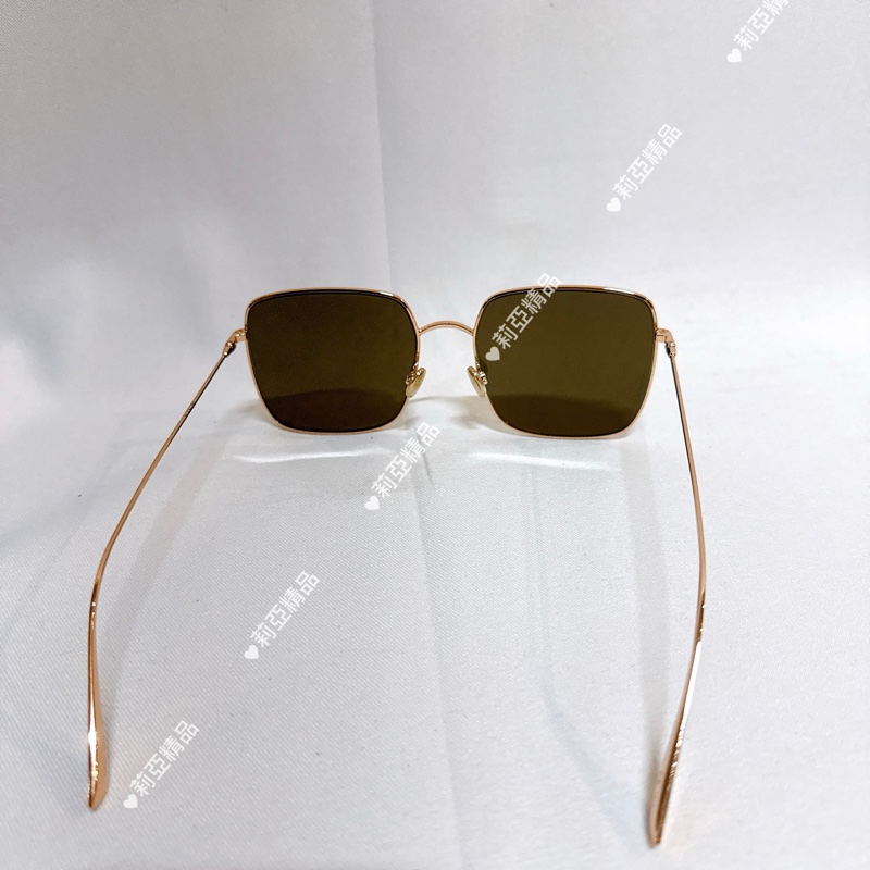 莉亞精品♡ Dior金框墨鏡 二手美品-6