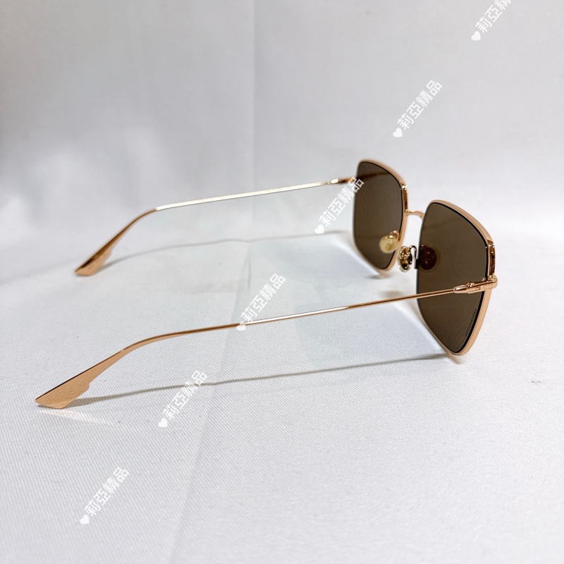 莉亞精品♡ Dior金框墨鏡 二手美品-7