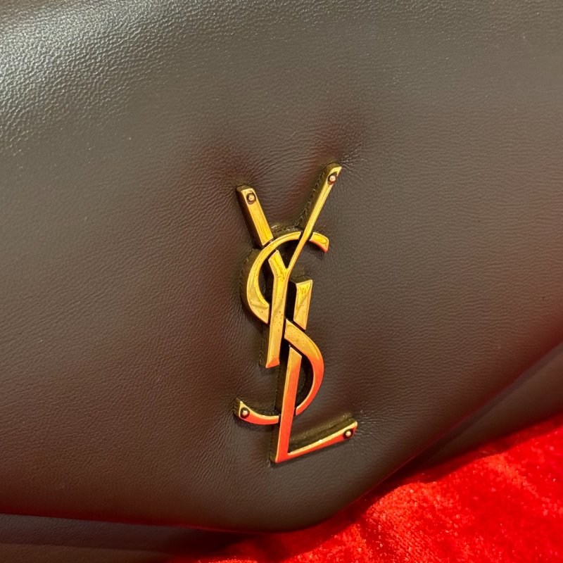 🤎 絕美溫柔天菜!YSL Calypso 焦糖棕柔軟羊皮澎澎鏈條包-2