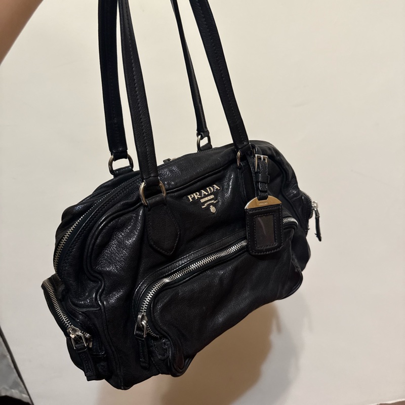 Prada 中古機車包 炸藥包-2