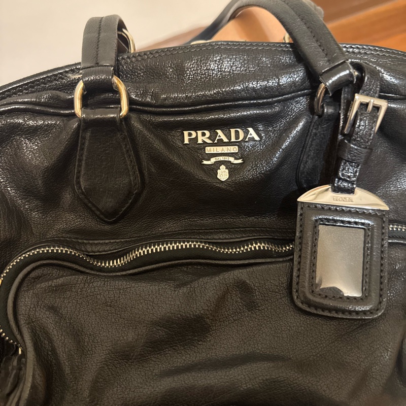 Prada 中古機車包 炸藥包-4