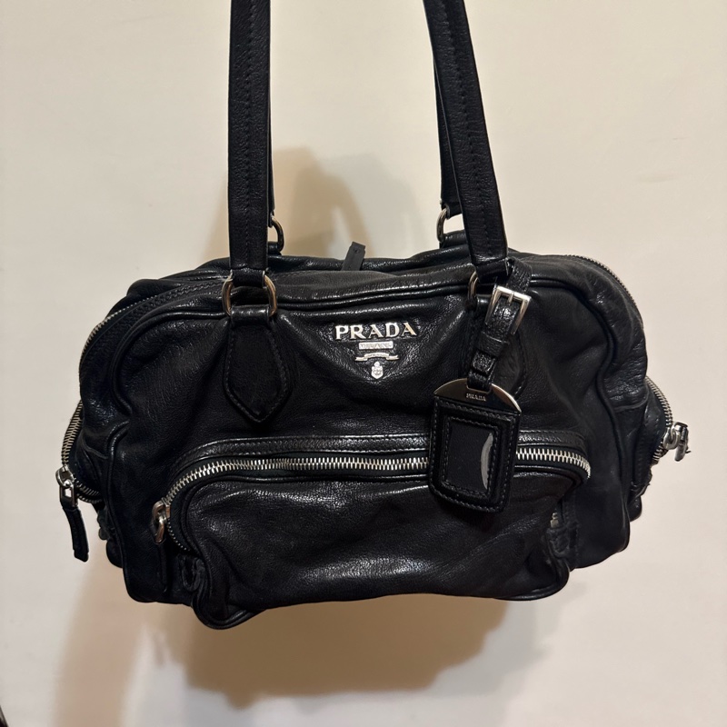 Prada 中古機車包 炸藥包-5