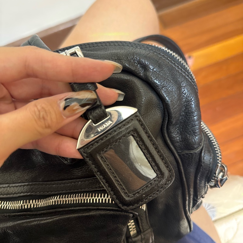 Prada 中古機車包 炸藥包-16