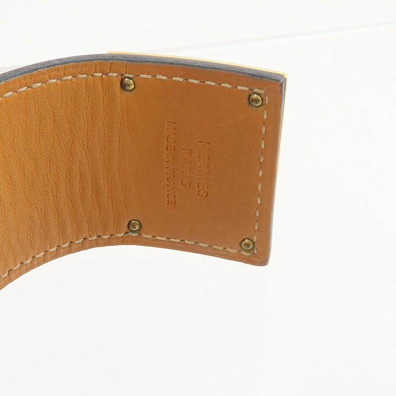 HERMES Swift皮革Kelly Dog Bracelet手帶Noir-7