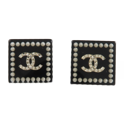 CHANEL 樹脂/金屬Earrings耳環