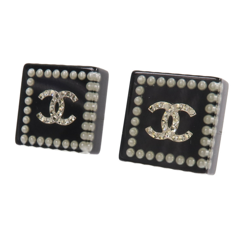 CHANEL 樹脂/金屬Earrings耳環-1