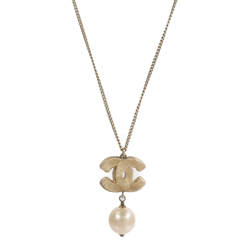 CHANEL 金屬Necklace項鍊-1