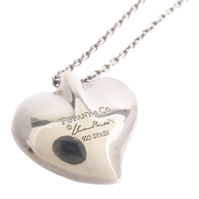 TIFFANY&CO 925純銀Heart Pendant Necklace項鍊-8