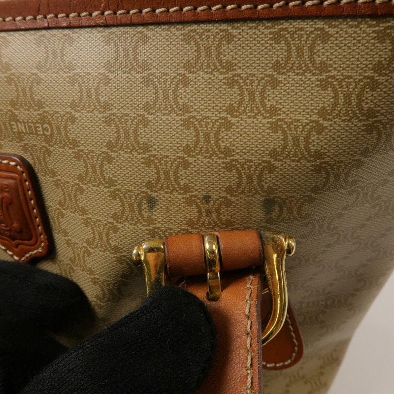 CELINE 塗層帆布Vintage Macadam Tote手挽袋-19