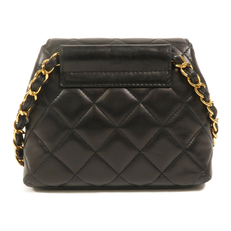 CHANEL 羊皮皮革Waist Bag鏈帶腰包-1