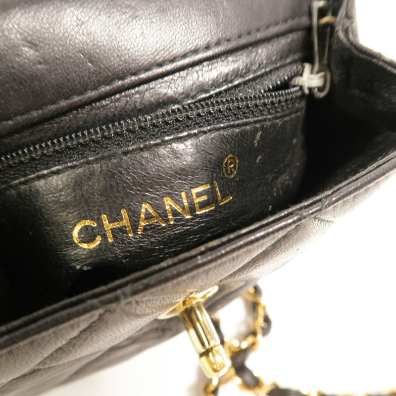 CHANEL 羊皮皮革Waist Bag鏈帶腰包-5