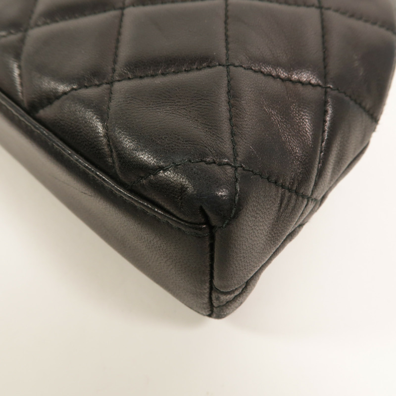 CHANEL 羊皮皮革Waist Bag鏈帶腰包-15