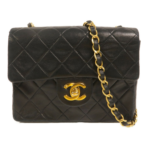 CHANEL 羊皮皮革Chain Shoulder鏈帶肩背袋
