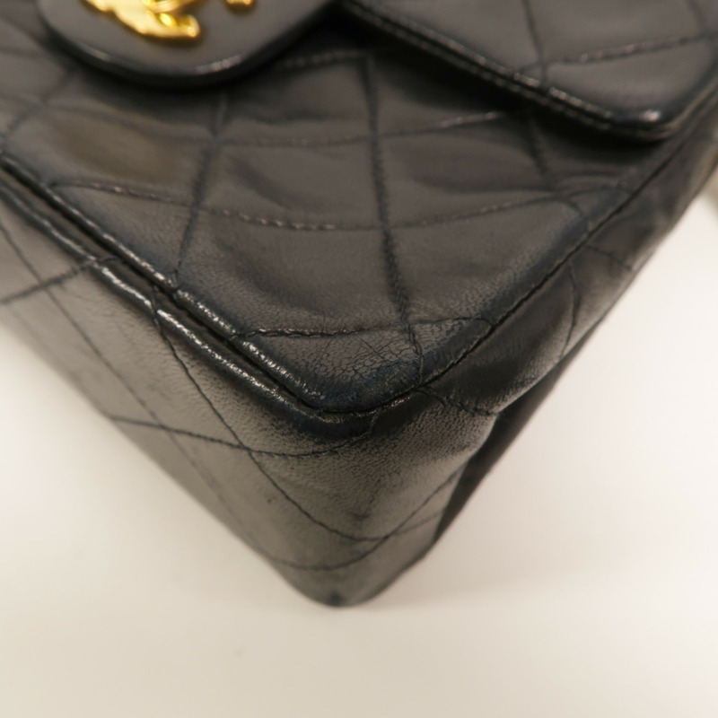 CHANEL 羊皮皮革Chain Shoulder鏈帶肩背袋-13