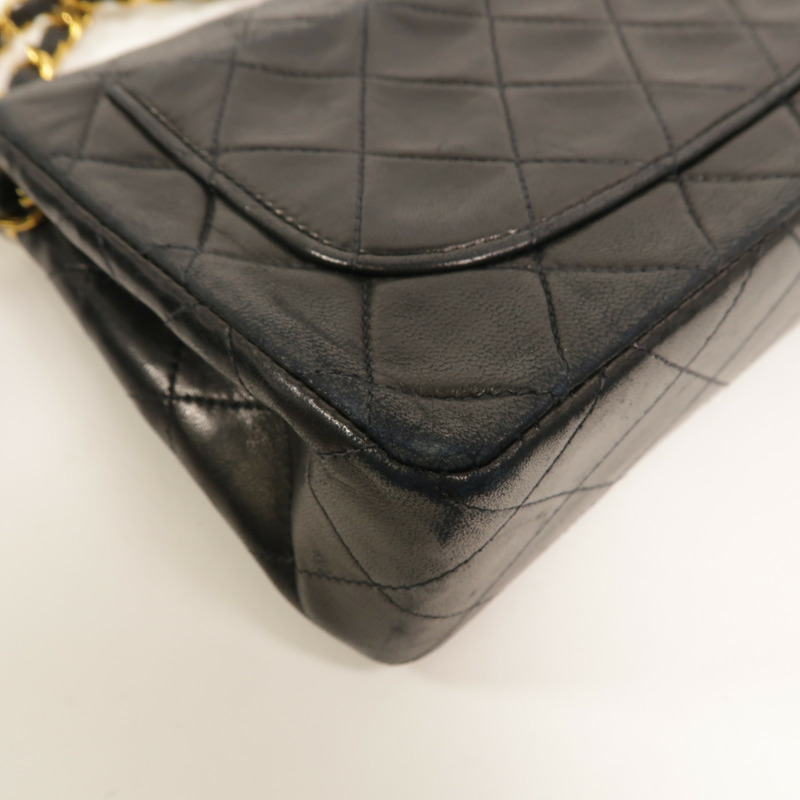CHANEL 羊皮皮革Chain Shoulder鏈帶肩背袋-14
