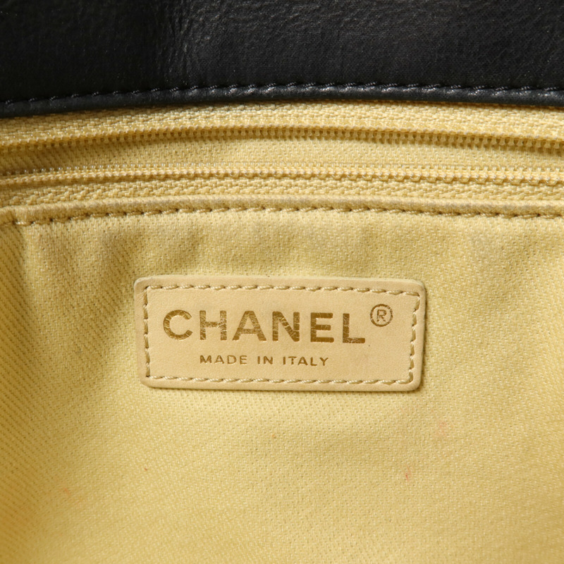 CHANEL 牛皮皮革Chain Shoulder鏈帶肩背袋-5