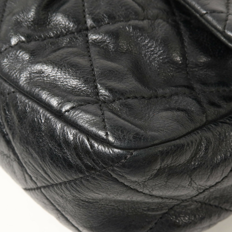 CHANEL 牛皮皮革Chain Shoulder鏈帶肩背袋-14