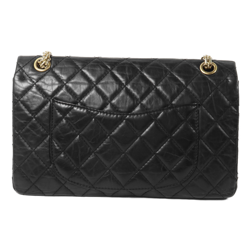 CHANEL 牛皮皮革2.55 Medium鏈帶肩背袋-1