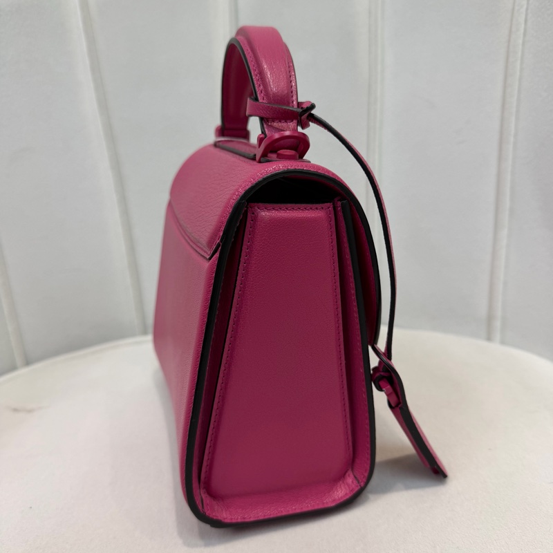 Salvatore Ferragamo 桃紅色Boxyz 系列單肩包XB752-3