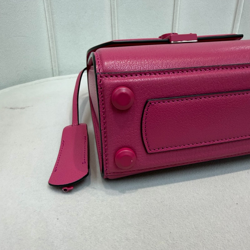 Salvatore Ferragamo 桃紅色Boxyz 系列單肩包XB752-9