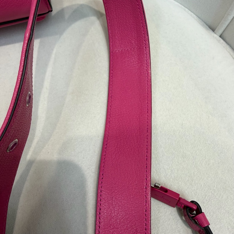 Salvatore Ferragamo 桃紅色Boxyz 系列單肩包XB752-20