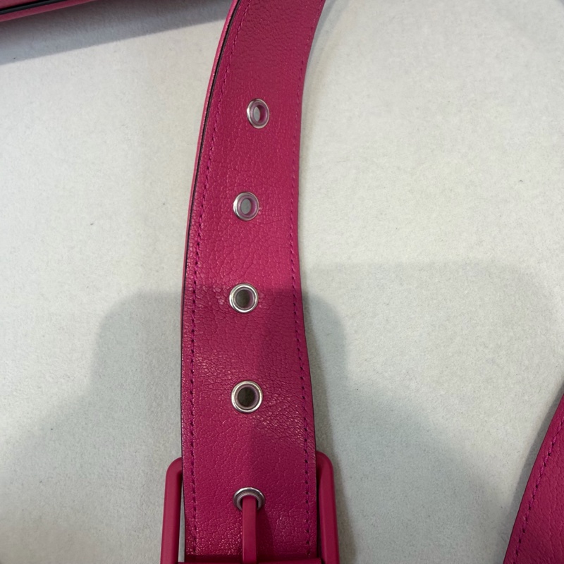 Salvatore Ferragamo 桃紅色Boxyz 系列單肩包XB752-21
