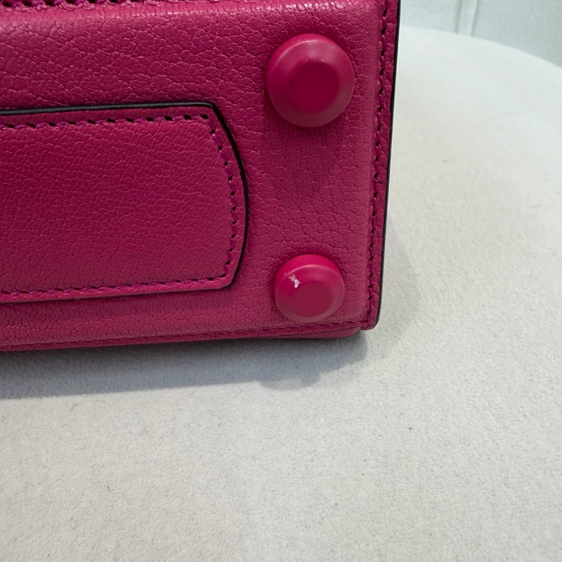 Salvatore Ferragamo 桃紅色Boxyz 系列單肩包XB752-26