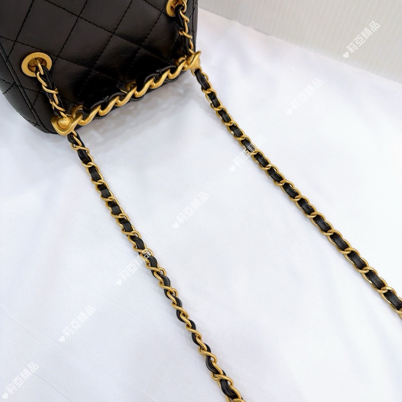 莉亞精品♡ Chanel牛皮化妝盒 AS3228 二手美包-17