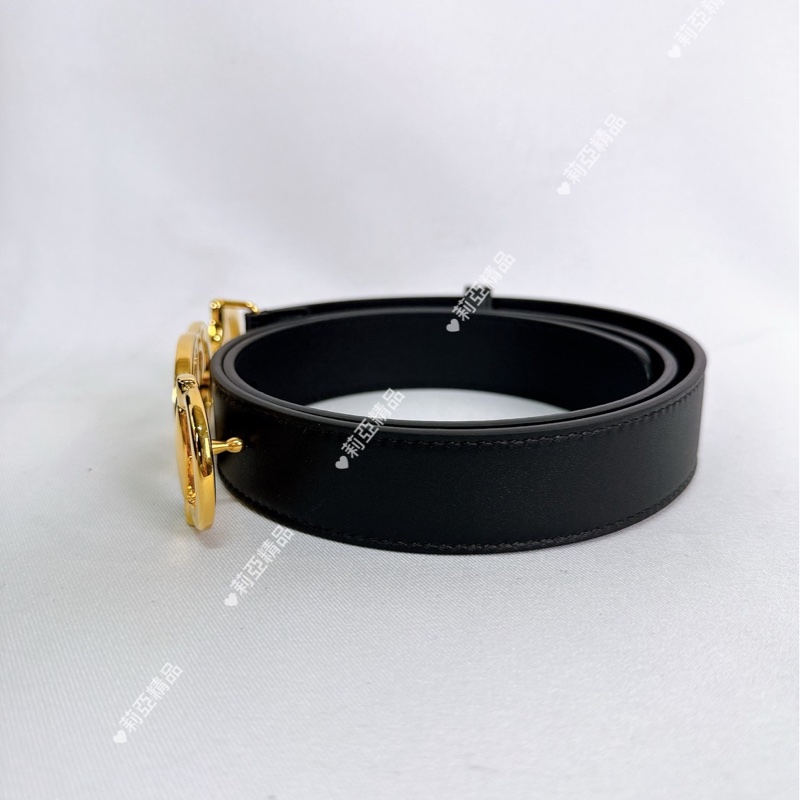 莉亞精品♡ Gucci馬銜釦皮腰帶 85cm 二手美品-5