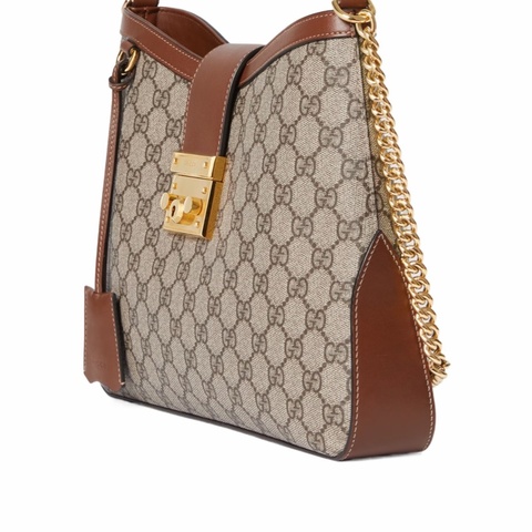 Gucci 女士 PADLOCK GG 中號單肩包均碼碼中號、32.5cm*5.5cm*24cm