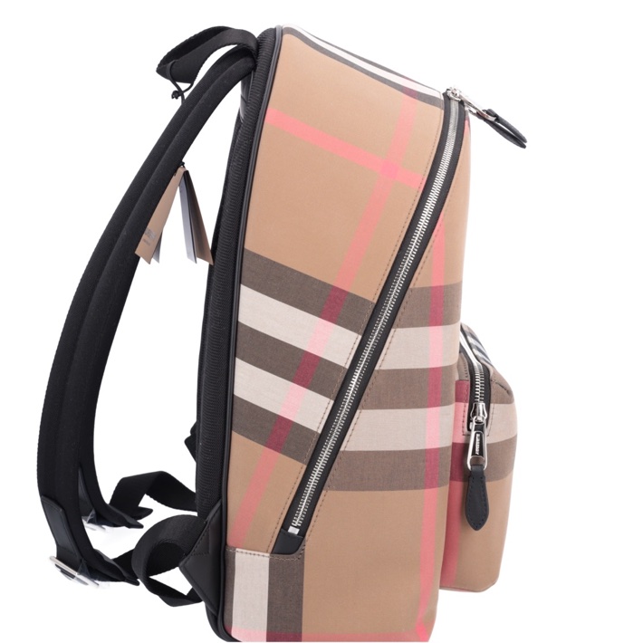 Burberry 男女同款 格紋雙肩包均碼碼常規、30cm*14cm*42cm-4