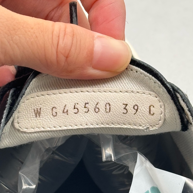 CHANEL香奈兒 皮革 25新款 油蠟皮雙Clogo 圓頭系帶 低幫 板鞋 39碼-4