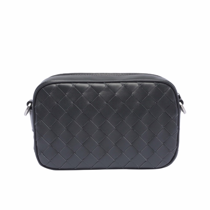 Bottega Veneta 男士 迷你Intrecciato拉鍊單肩包均碼碼MINI、20cm*5cm*12.5cm-3