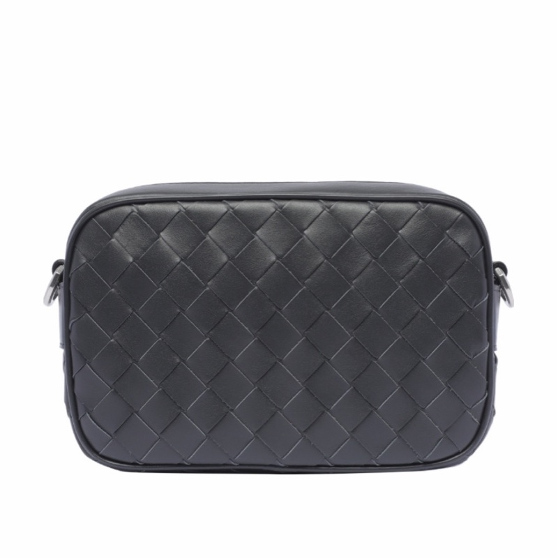 Bottega Veneta 男士 迷你Intrecciato拉鍊單肩包均碼碼MINI、20cm*5cm*12.5cm-4