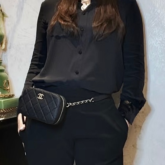 莉亞精品♡ Chanel 荔枝相機包 AS0969 二手美包-1