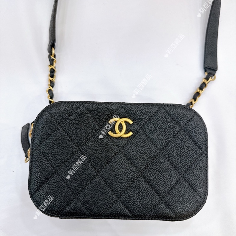 莉亞精品♡ Chanel 荔枝相機包 AS0969 二手美包-2