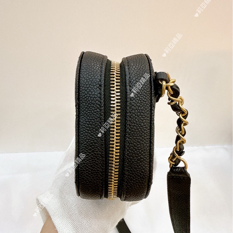 莉亞精品♡ Chanel 荔枝相機包 AS0969 二手美包-4
