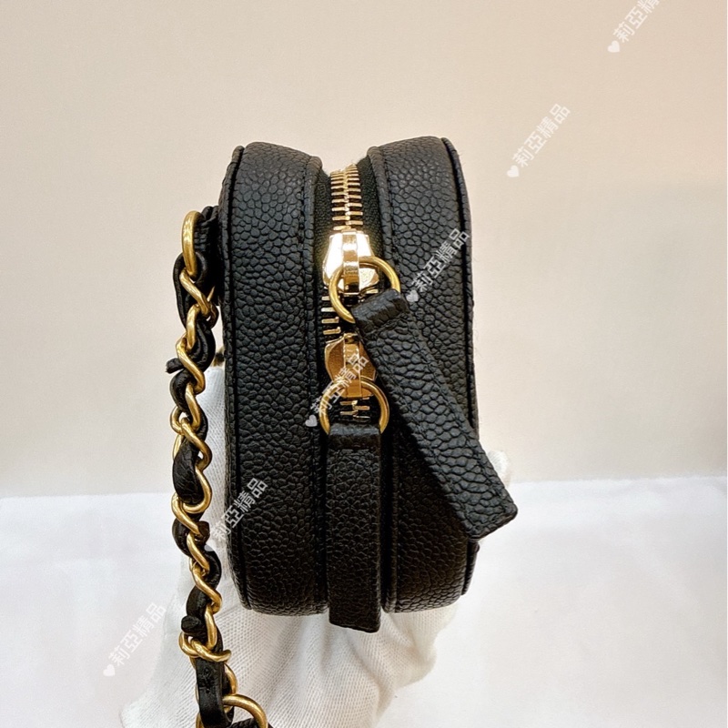 莉亞精品♡ Chanel 荔枝相機包 AS0969 二手美包-5