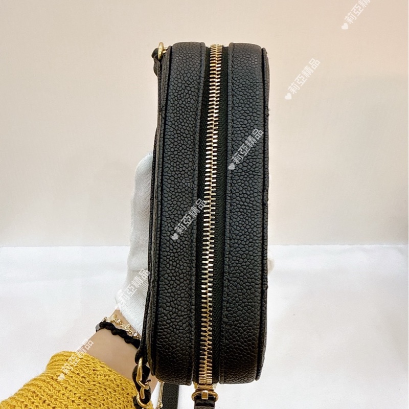 莉亞精品♡ Chanel 荔枝相機包 AS0969 二手美包-6
