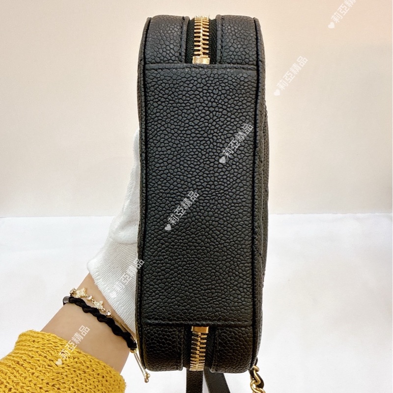 莉亞精品♡ Chanel 荔枝相機包 AS0969 二手美包-7