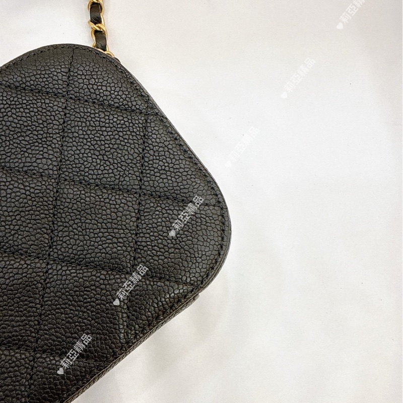 莉亞精品♡ Chanel 荔枝相機包 AS0969 二手美包-8
